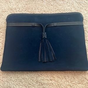 Gigi New York suede bag. NWOT